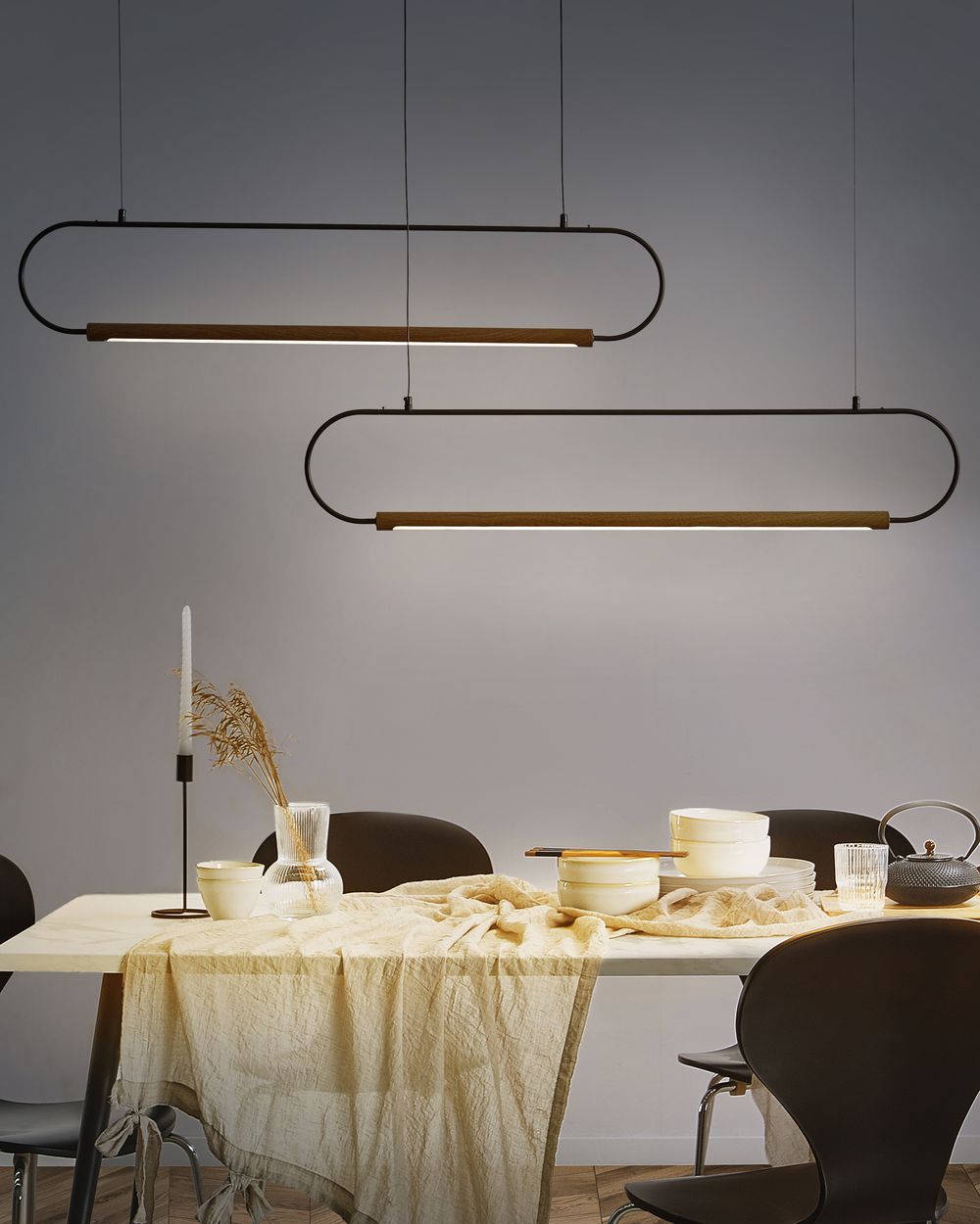 Hanglamp LOGONE Metaal Zwart