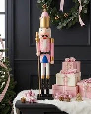 Figurine TROSAAN 90 cm Nutcracker Pink_1027563