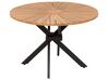 Acacia Garden Dining Table ⌀ 110 cm Light Wood CISSONE_933406