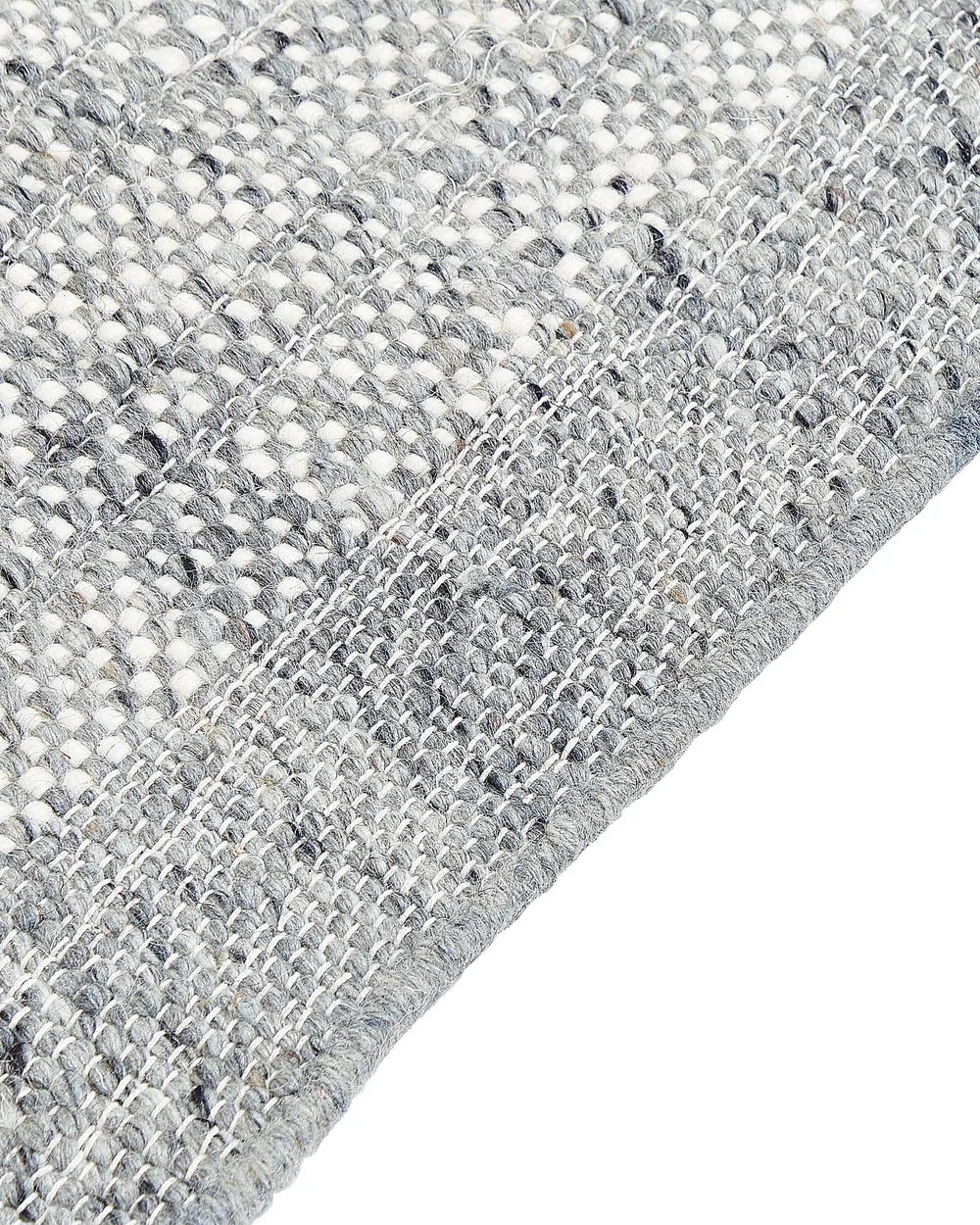 Rug TATLISU Grey 140 x 200 cm Wool_847112