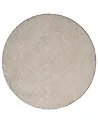 Faux Fur Rug MITCHELL Beige ø 160 cm