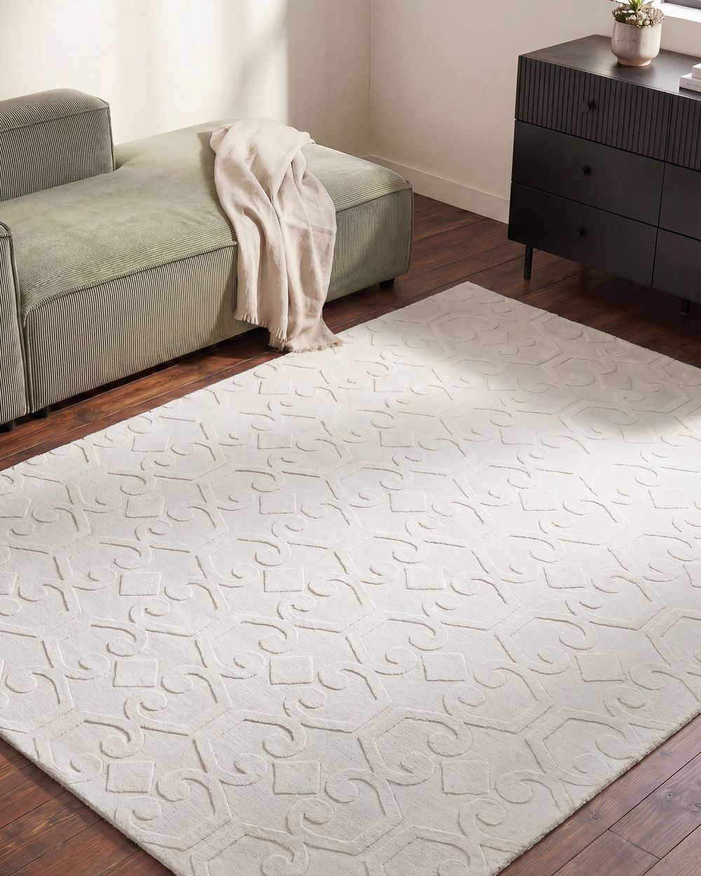 Rug GANNETT Off-White 160 x 230 cm