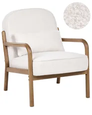 Fotel SELDE Boucle Złamana biel_1085525