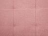 Tabouret avec rangement en tissu rose OREM_924283