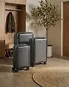 Sada 3 škrupinových kufrov MYNTIS Tmavosivá