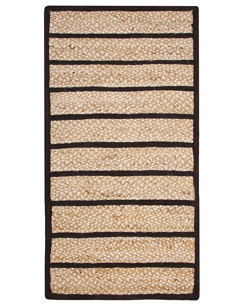 Tappeto KARADONA Beige 80 x 150 cm Iuta_757906