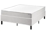 Divan Bed Fabric COUNTESS 120 x 200 cm (EU Small Double) Light Grey_1054526