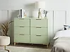 6 Drawer Chest WALCOTT Light Green