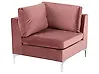 Corner Seat EVJA Velvet Pink