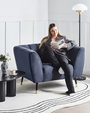Armchair ORSTA Fabric Dark Blue_965043