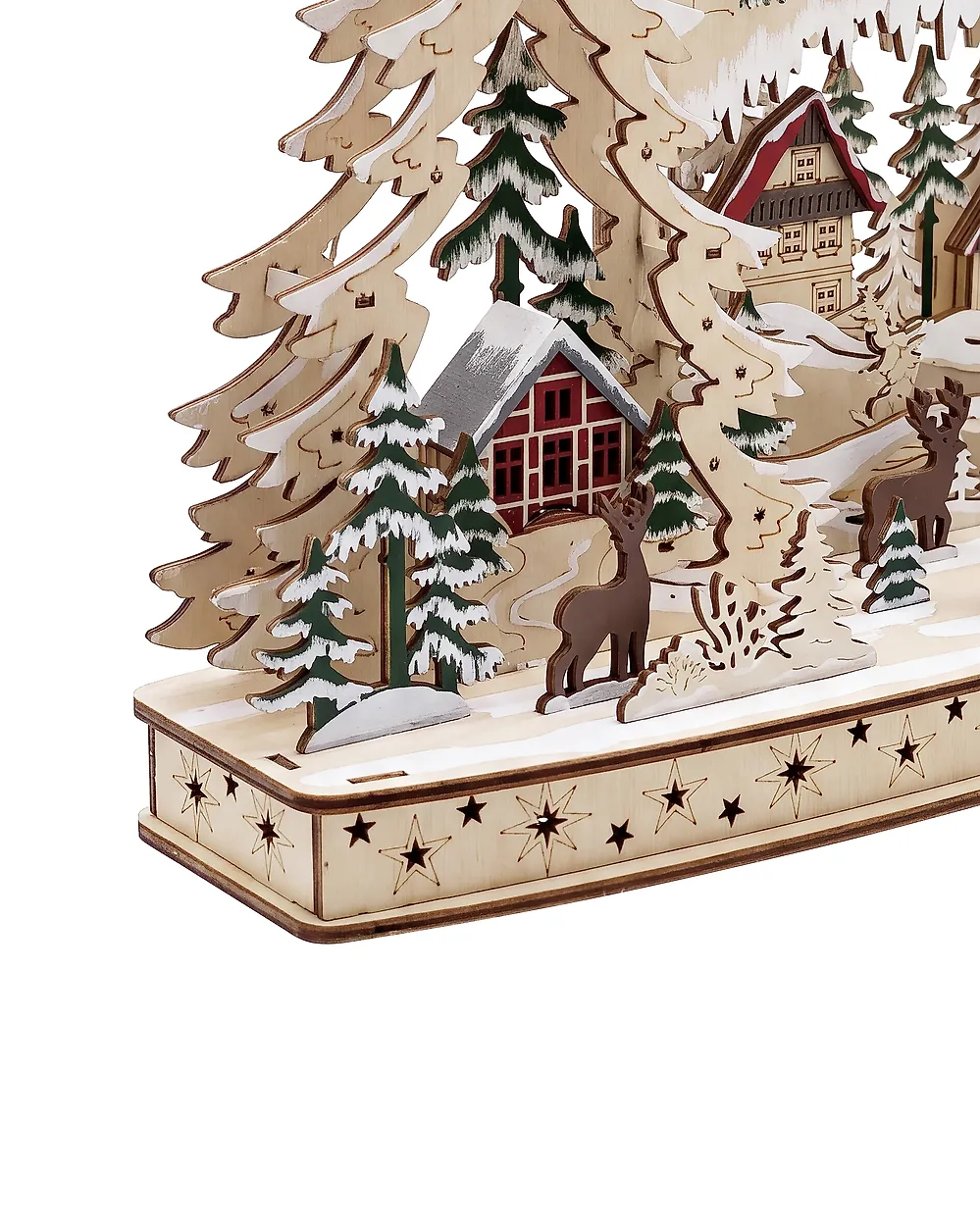Christmas Decoration LED KORIA 31 cm Light Brown_1175963