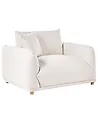 Armchair LUVOS Fabric Off-White