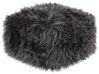 Faux Fur Pouffe Black MUKKI_938814