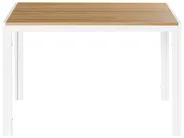 Dining Table MANN Brown/ White 120 cm 80 cm_1001803