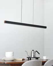 LED Pendant Lamp ARENAS with Remote Black_965219