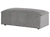 Ottoman HELLNAR Fabric Grey
