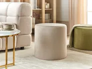 Pouffe LOVETT Velvet Light Beige_914667