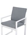 Zahradní sada 2 šedých židlí  PANCOLE_739007