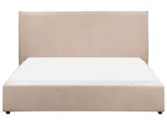 Waterbed Boucle LAVAUR 160 x 200 cm (EU King Size) Taupe_985812