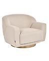 Sessel LEJRE Stoff Hellbeige