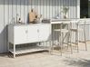 2 Piece Outdoor Kitchen Set with Sink MAENZA White Metal