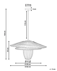 Pendant Lamp BOTIJAS Rattan Natural_996001