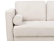 Living Room Set 3 Seater NURMO Fabric Light Beige_896201