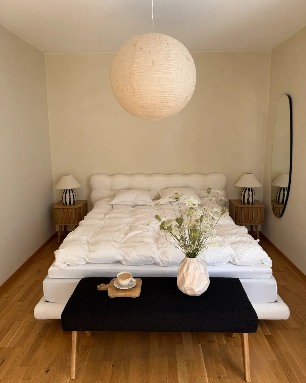 Bed Boucle SOULISSE 180 x 200 cm (EU Super King) Off-White_1012571