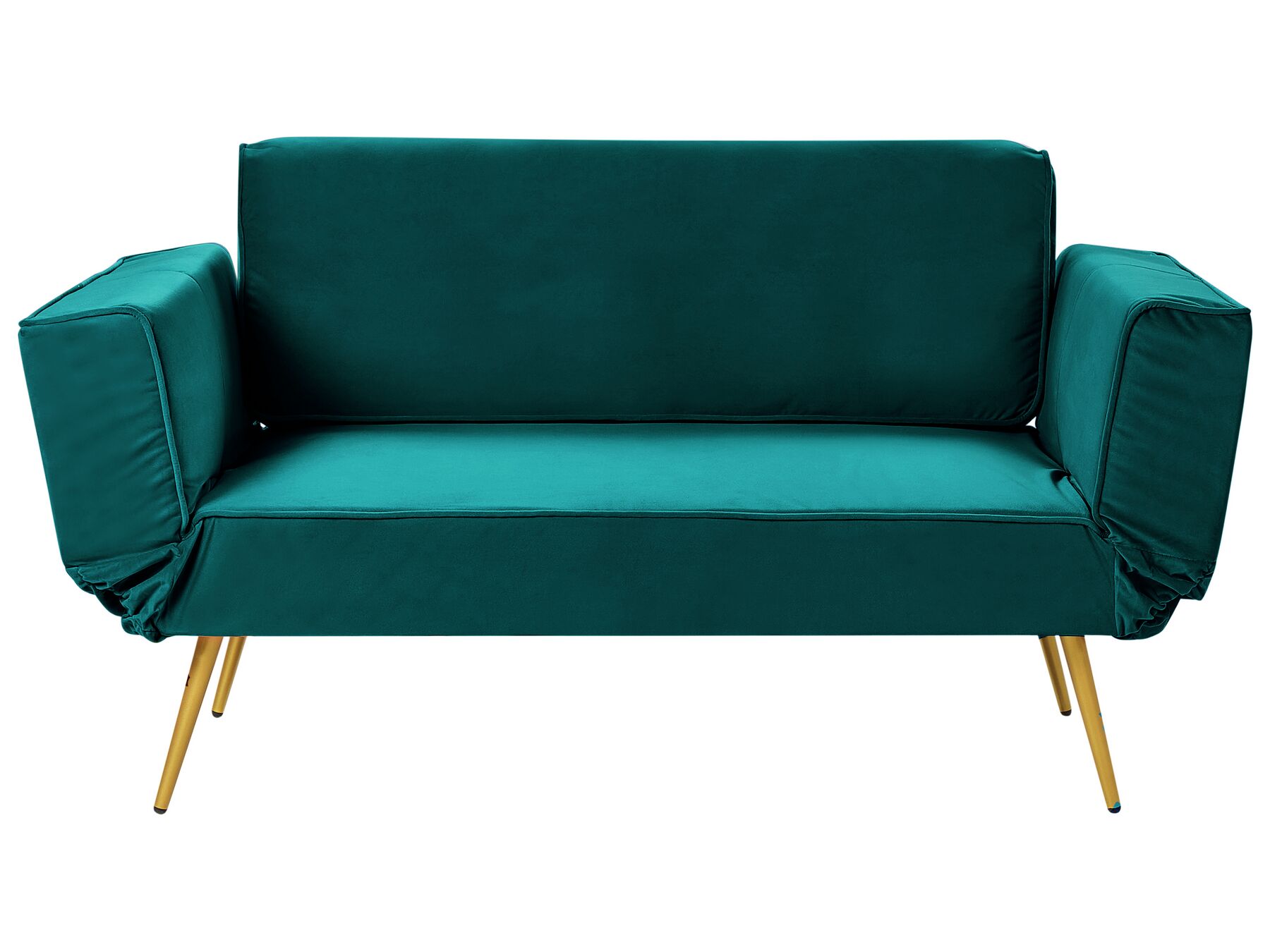 Velvet Sofa Bed Emerald Green SAARELA_932665