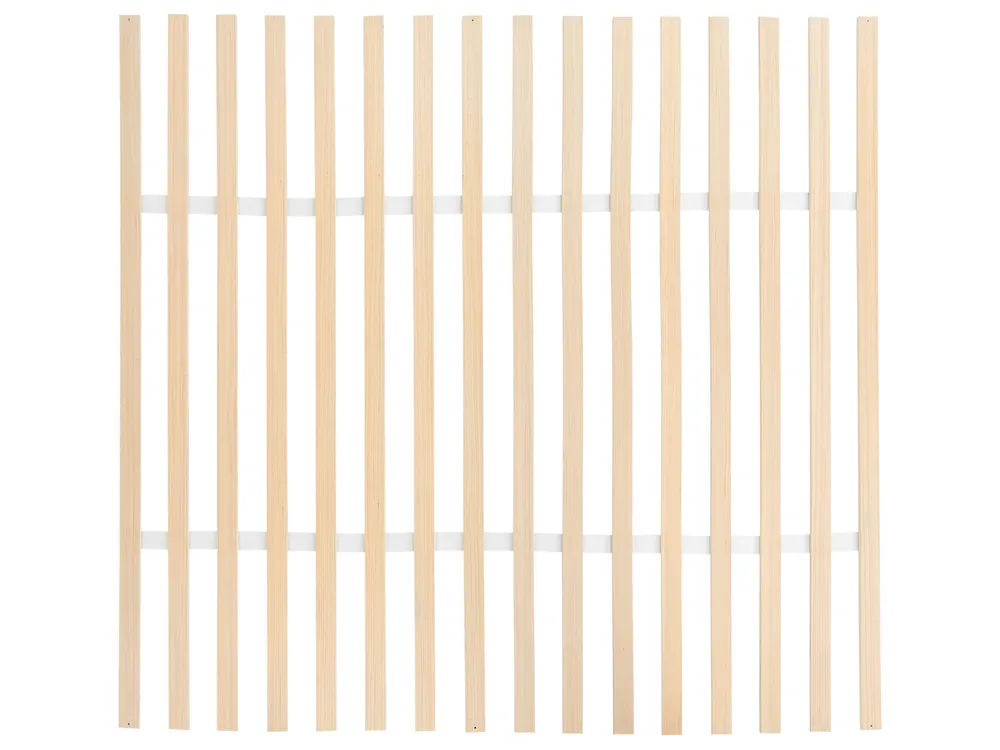 Lit avec sommier Bouclé LESSAY 180 x 200 cm Blanc cassé_984426