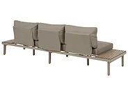 Set da giardino con tavolo 5 posti FIVIZZANO Legno d'acacia Beige_1161053