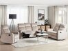 Sofa Set Samtstoff taupe 6-Sitzer manuell verstellbar VERDAL_921653