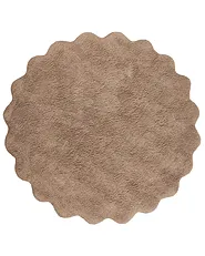 Tappeto per bambini ANEGUNDI  Marrone chiaro ø 120 cm Cotone con cuscino_1154914