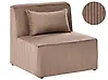 1-Seat Section LEMVIG Corduroy Dark Beige