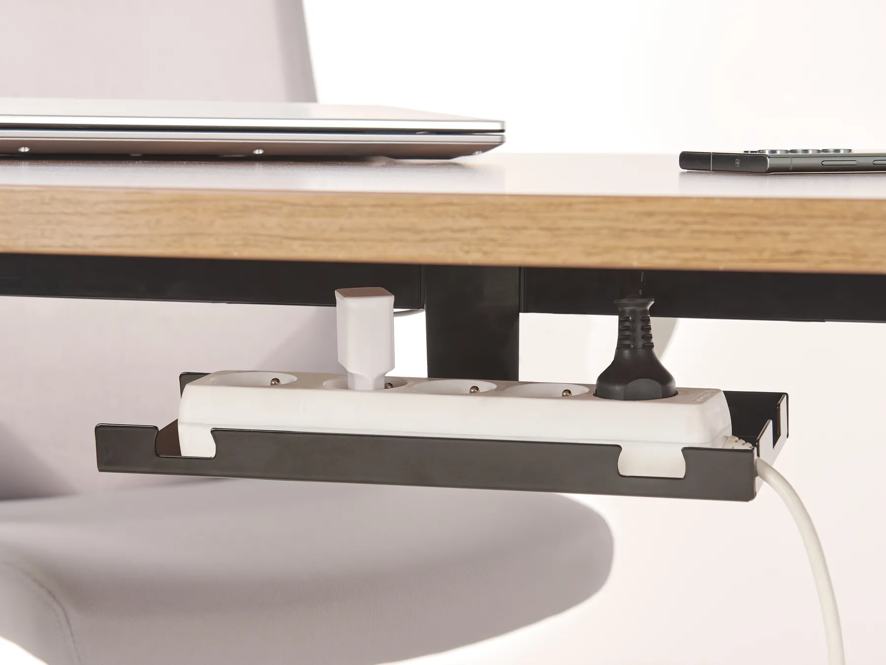 Cable Tray for Manual Adjustable Desk TRACIE Black_902087
