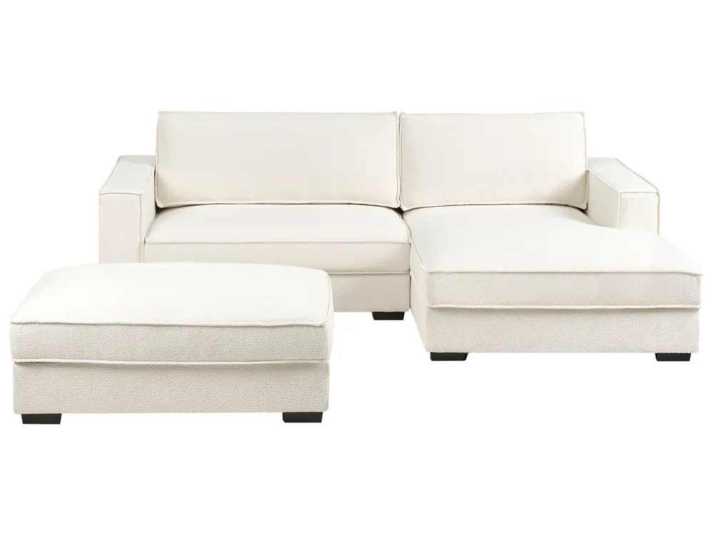 Corner Sofa RENDERS with Ottoman Boucle Off-White Left Hand_988586