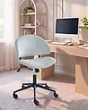Office Chair KIANA Corduroy Light Blue
