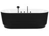 Freestanding Bath with Fixtures 1700 x 800 mm Black EMPRESA _811218