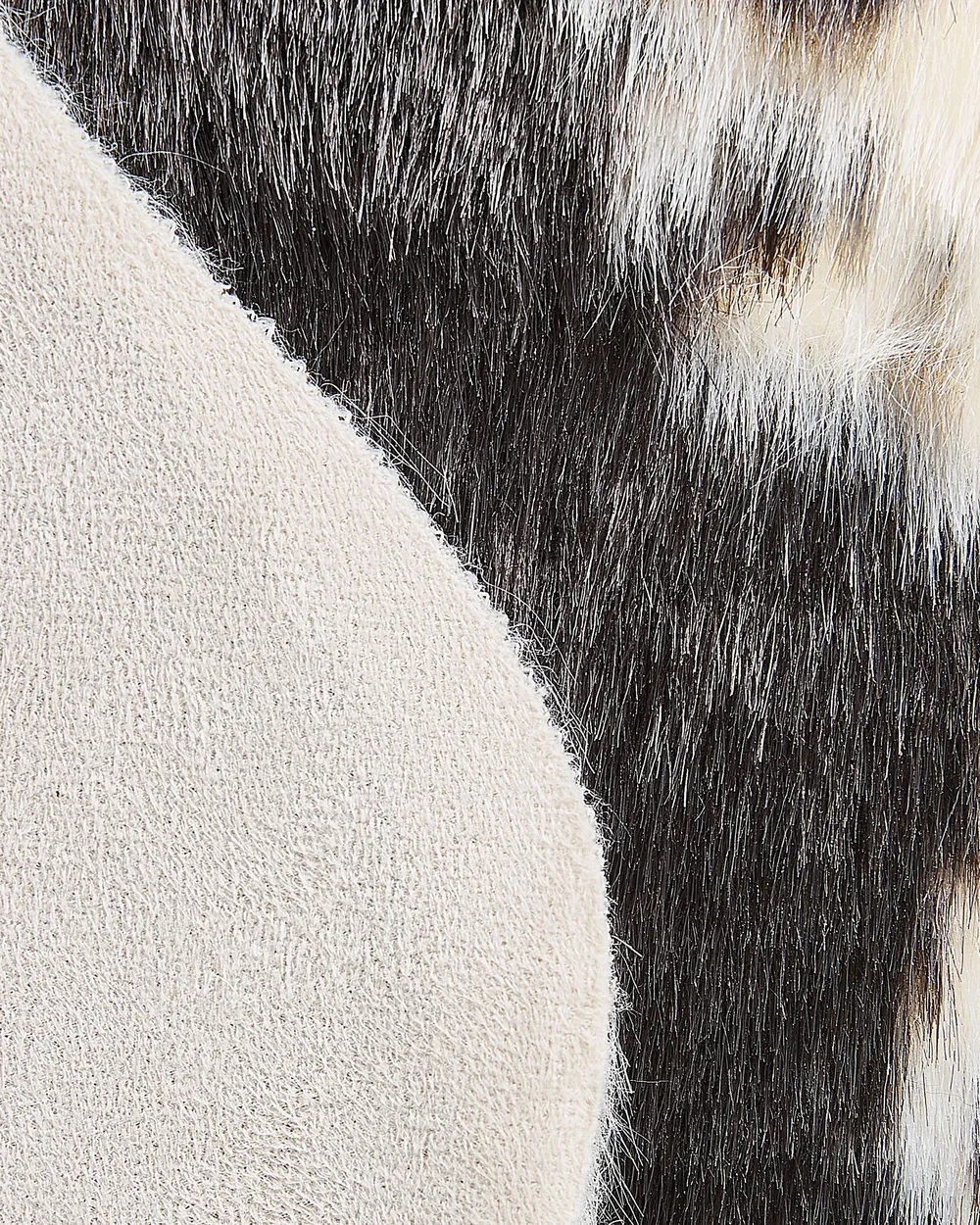 Finta pelle di mucca NAMBUNG Nero 60 x 90 cm_790227
