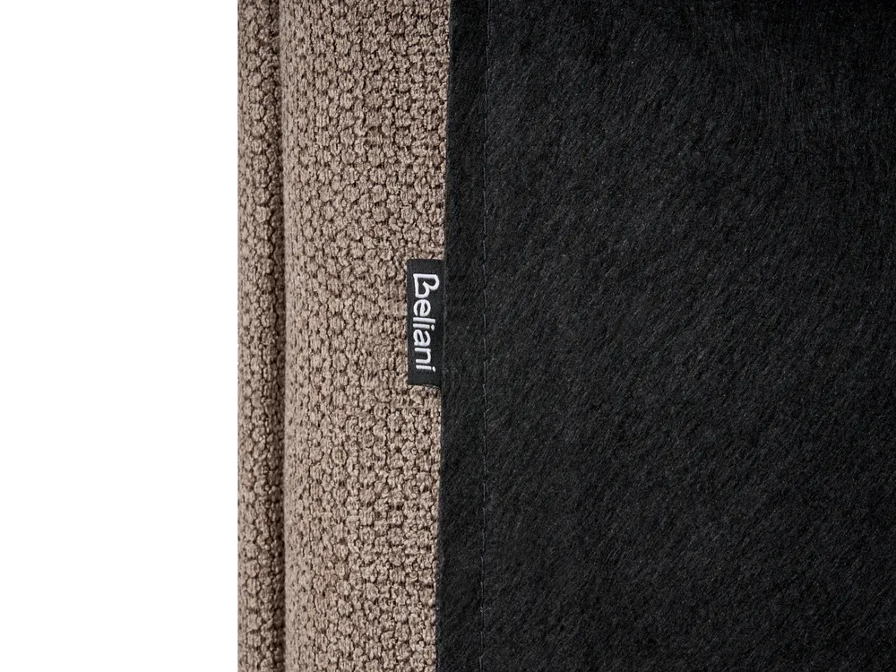 Letto contenitore TARASCON Tessuto Tortora 160 x 200 cm_1021187