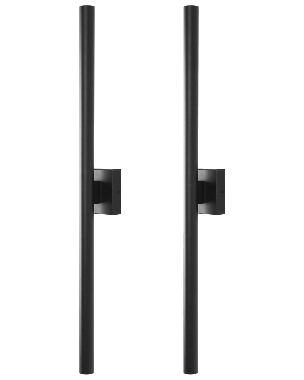 Set de 2 aplice LED pentru exterior ANISH Negru