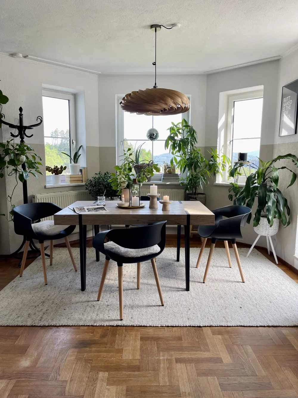 Dining Table ADENA Light Brown 150 cm 90 cm_827565