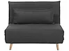Sofá cama individual SETTEN Tela Gris oscuro