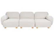 Modular Sofa 3 Seater AMLI Boucle Off-White_1070069