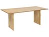Jídelní stůl 180 x 90 cm světlé dřevo MOORA_897199