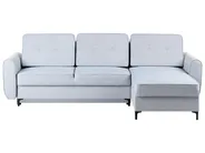 Corner Sofa Bed 3 Seater SIMRIS with Storage Fabric Light Blue Left Hand_950957