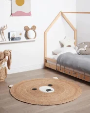 Tappeto per bambini KOSALAR Beige ø 120 cm Iuta_906742