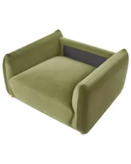 Fotel JUBEK Welur Zielony_1081604