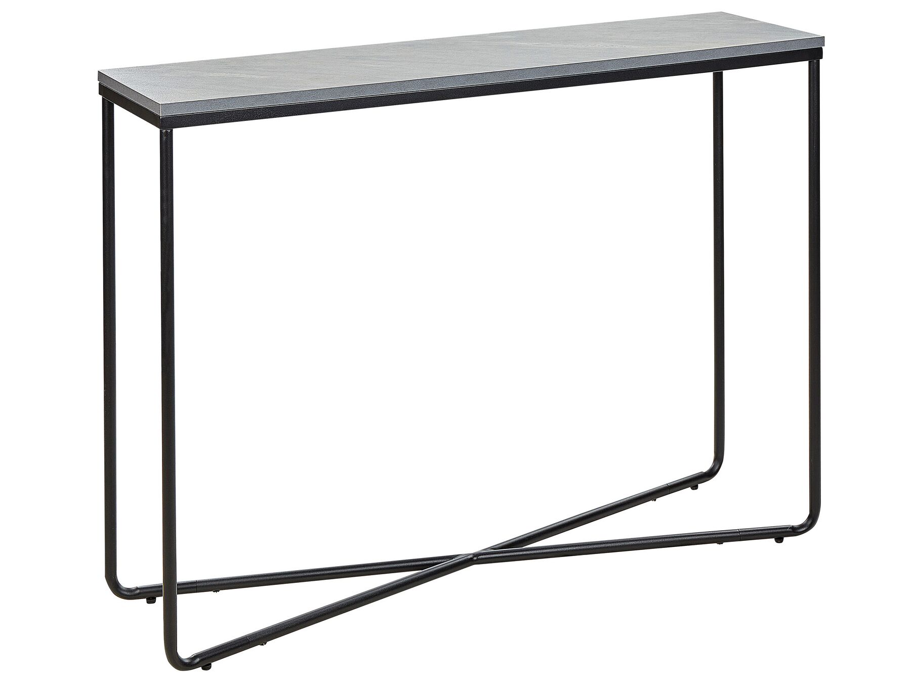 Konsollbord i betongeffekt med svart LAKOTA_873136