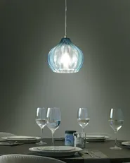 Pendant Lamp KEILA Glass Blue_967130